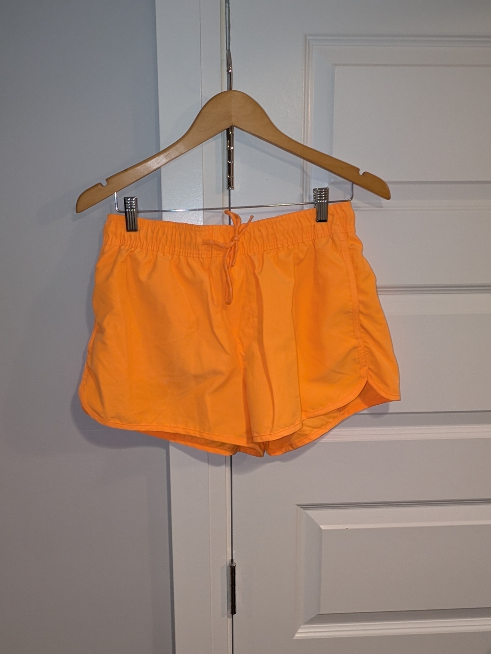 H&M Neon Orange Athletic Shorts